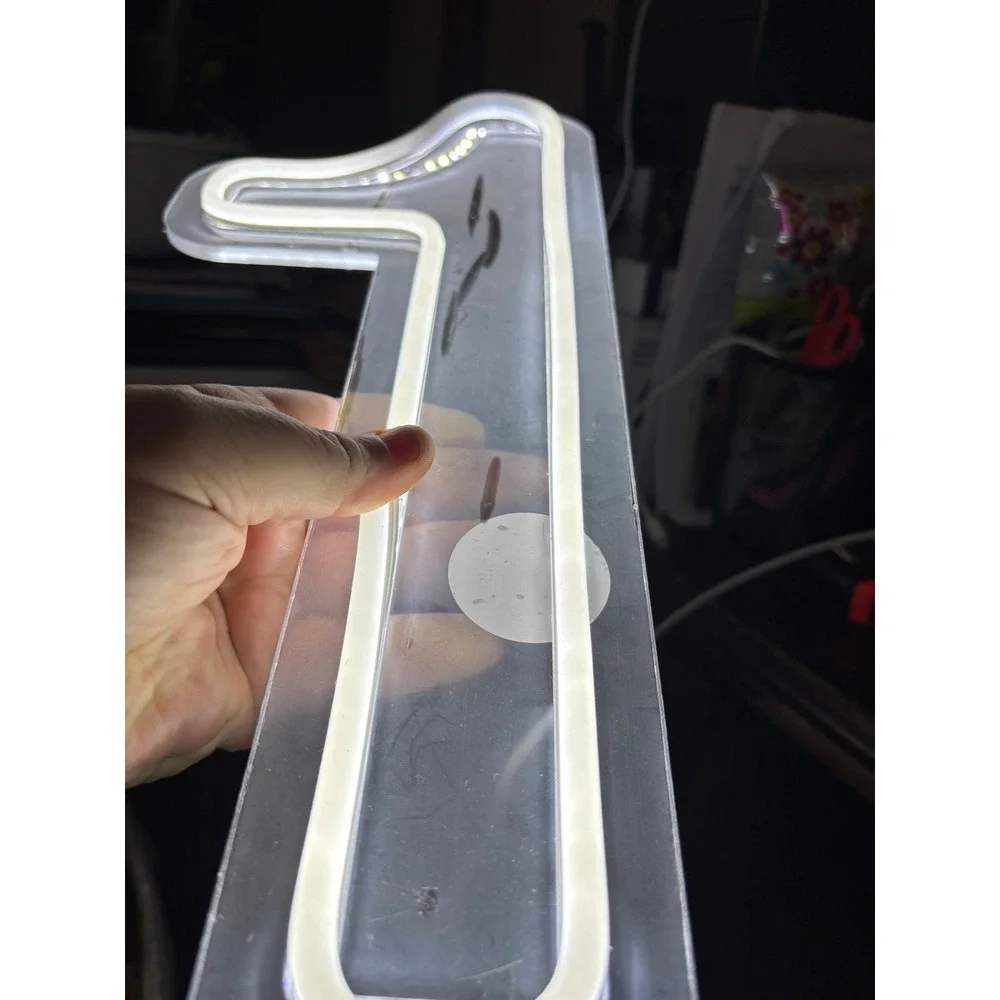 Number 1 Sign Light Up Letters Sign 23